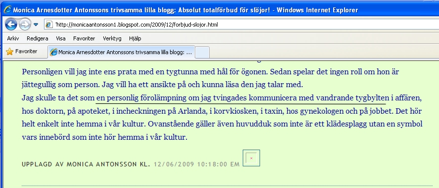slöja