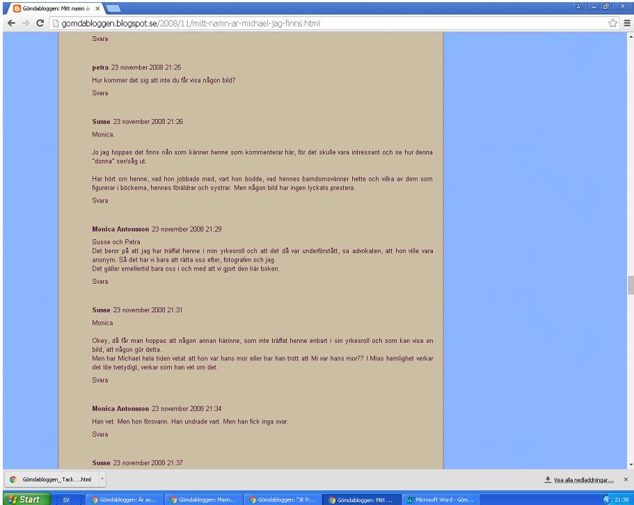 Monica Antonsson blogg